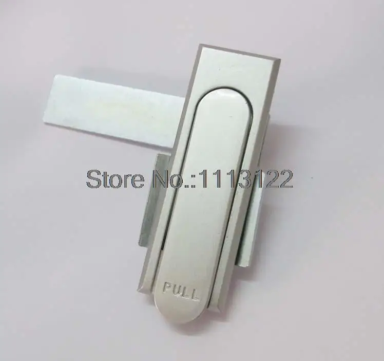 

MS717-1 Keyless Cabinet Door Swing Handle Panel Lock Zinc Alloy Silver Electric Cabinet Plane Lock plane cabinet pull lock 1 PC