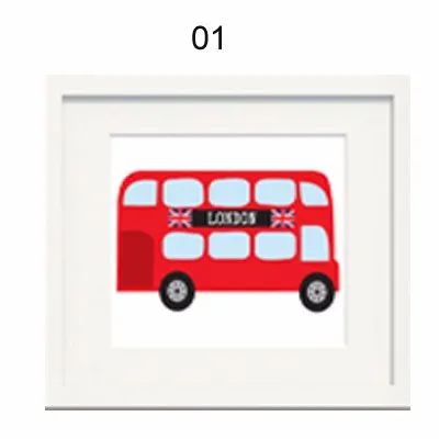 Лондонская тема детская комната искусство на стену метро декор для детской