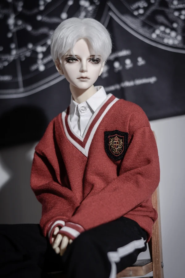 Кукла BJD одежда в стиле колледжа v-образный вырез пальто 1/4 1/3 SD MSD SSDF аксессуары для
