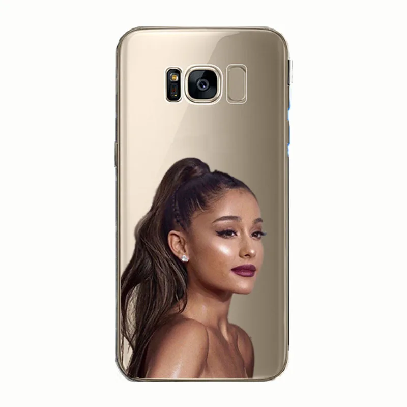 Мягкие силиконовые чехлы-подсластители Ariana Grande AG Rainbow для samsung s8 S9 s10 plus Note8 9 10 s6 s7