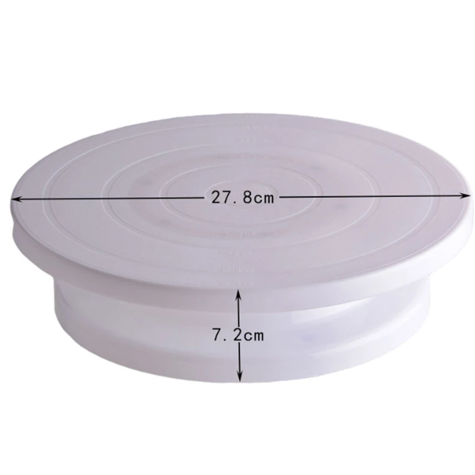 Пластиковая подставка Transhome для торта вращающаяся противоскользящая украшения |