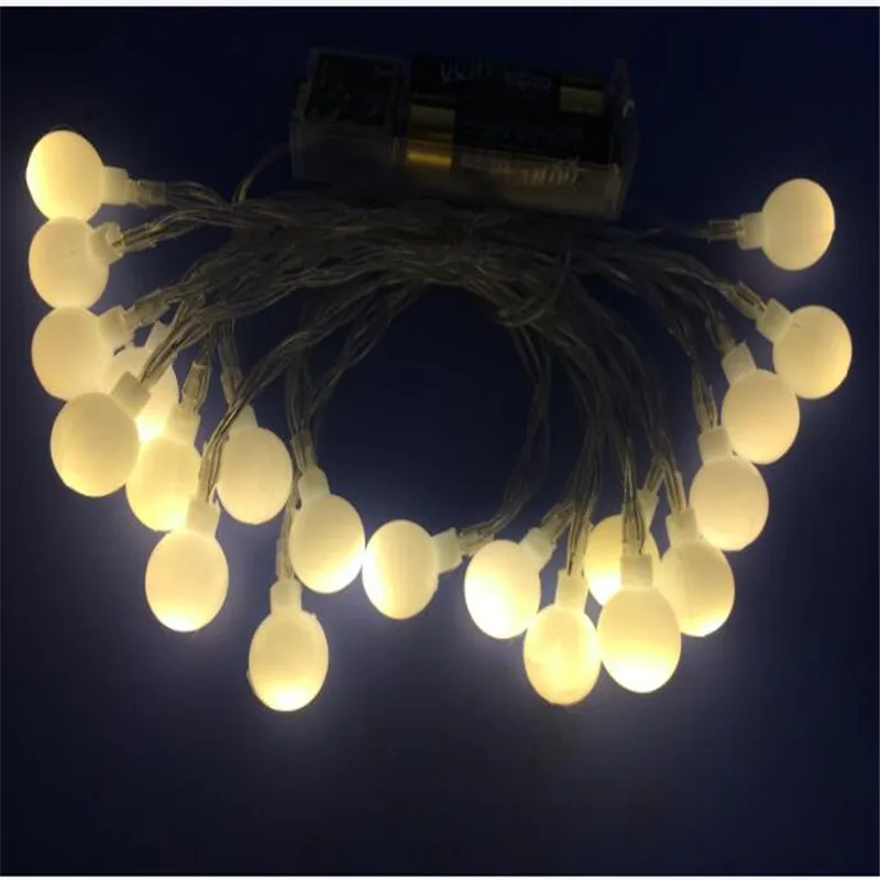Luminaria 20 светодиодных вишневых шаров сказочные декоративные световые гирлянды на батарейках для свадьбы, Рождества, улицы, патио, гирлянда, украшение