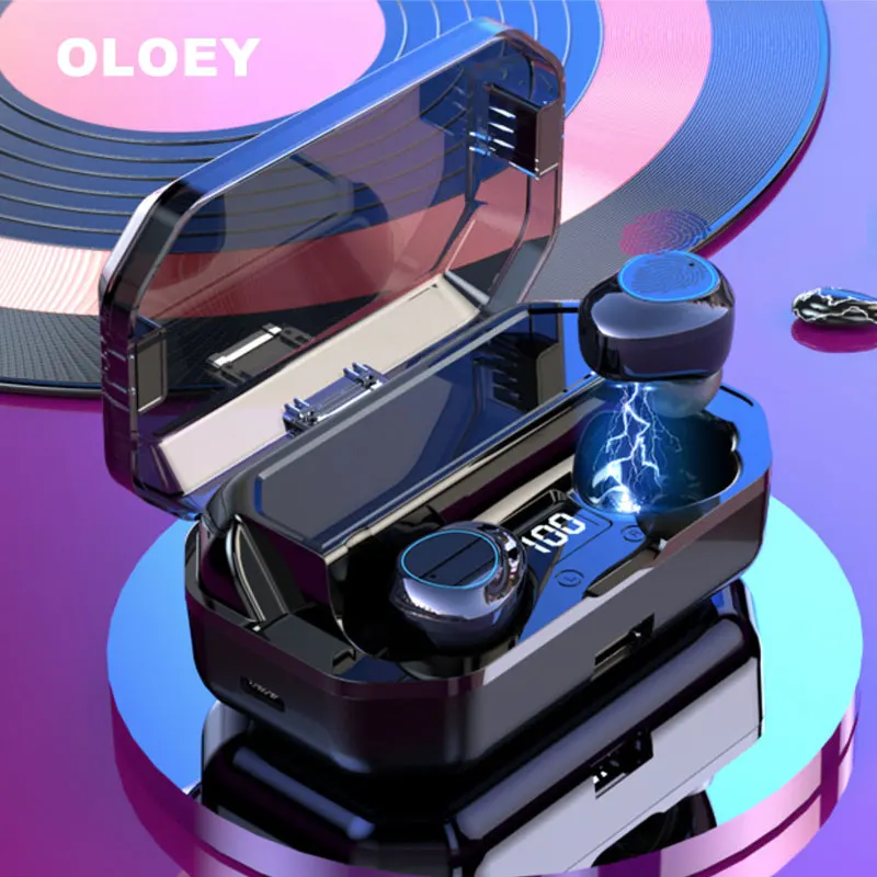 OLOEY 8000 mAh зарядное устройство светодиодный смарт дисплей высокого класса 6D