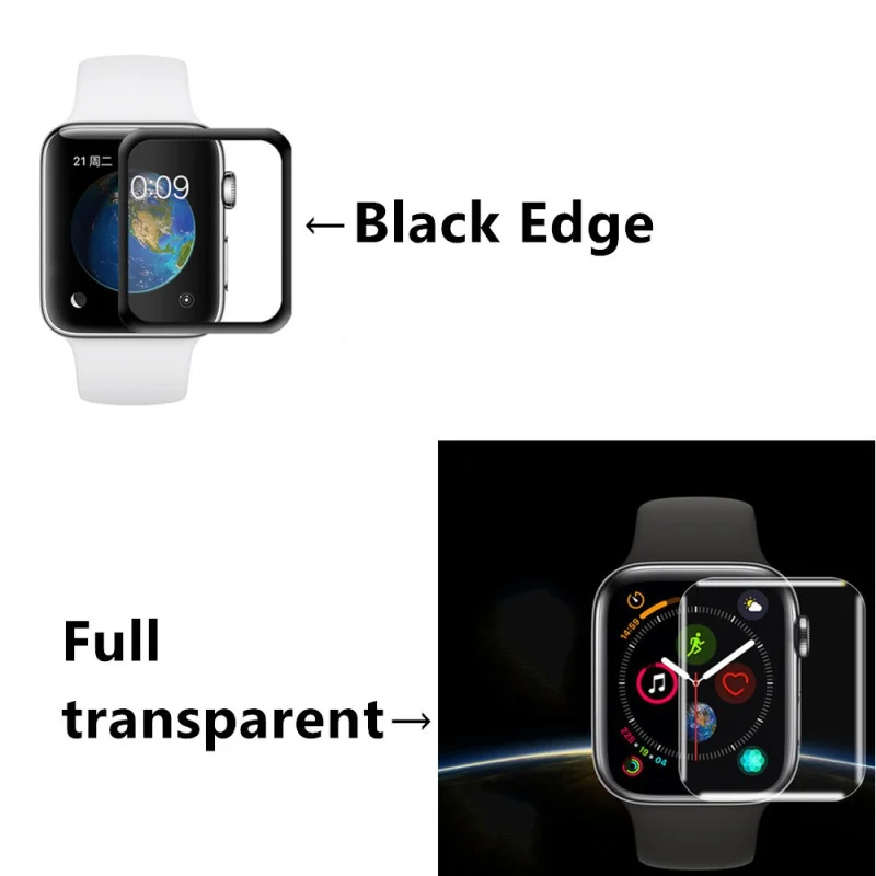 Защитная пленка не закаленное стекло для Apple Watch 4 3 2 1 38 мм 42 40 44