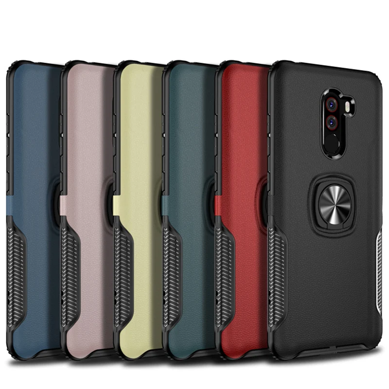 Металлический кронштейн чехол для телефона Xiaomi Mi 9 8 SE Play Focophone F1 Роскошный
