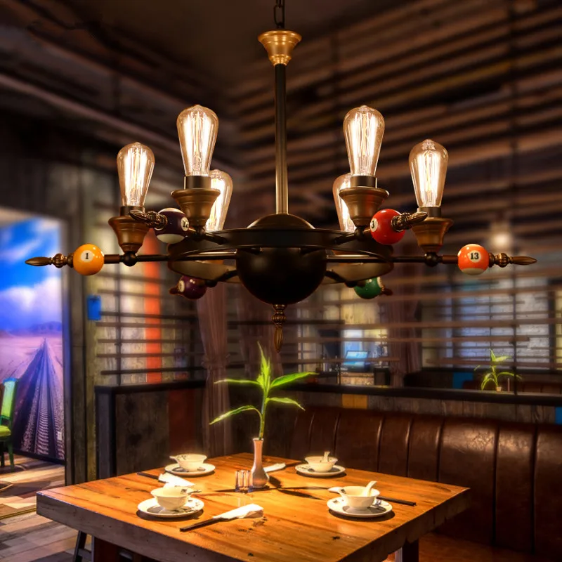 Винтажная Подвесная лампа в стиле лофт железный светодиодный светильник ретро