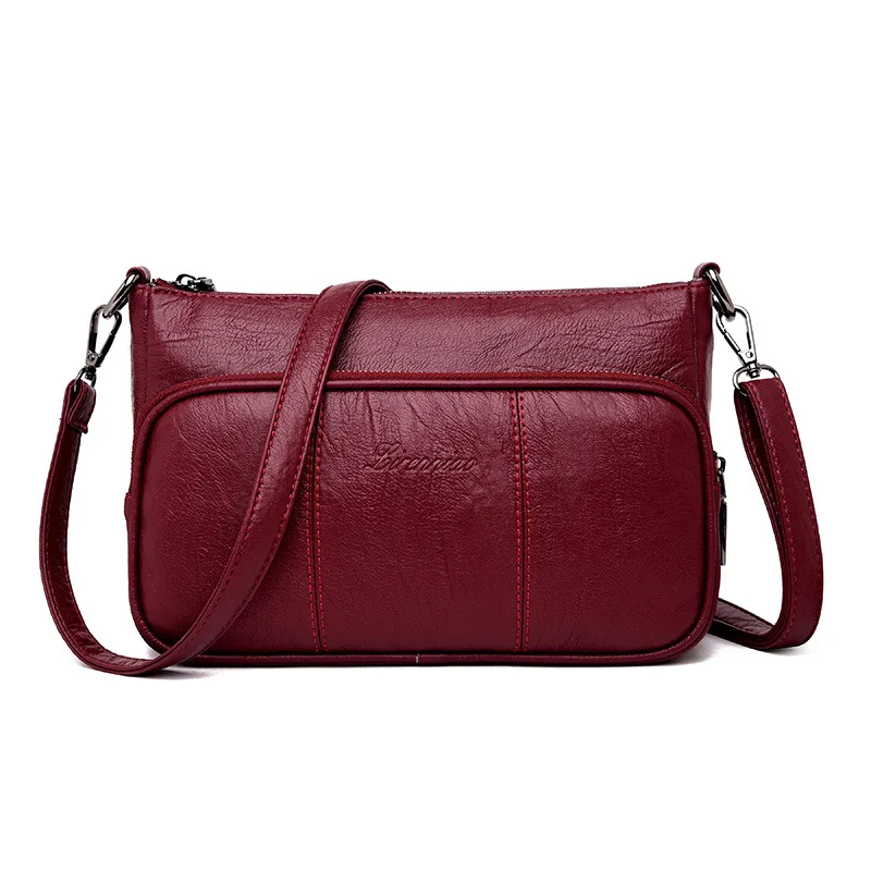 High Quality Genuine Leather Women's Handbags Shoulder CrossBody Bags For Women Messenger Bag Vintage Ladies Bolsas Feminina | Багаж и
