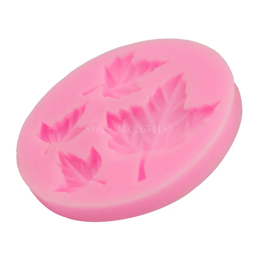 Форма для силиконовая форма лист сделай сам из клена осенняя помадки 3D кекса