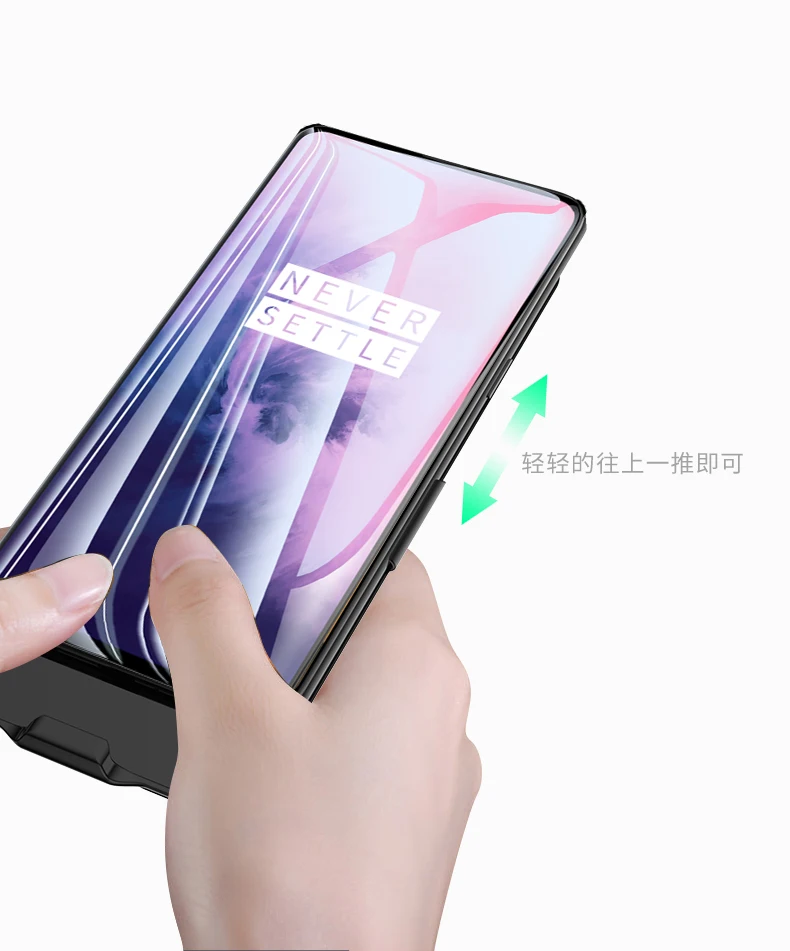 Внешний аккумулятор 6800 мАч для OnePlus 7Pro зарядное устройство USB чехол 1 + | Мобильные