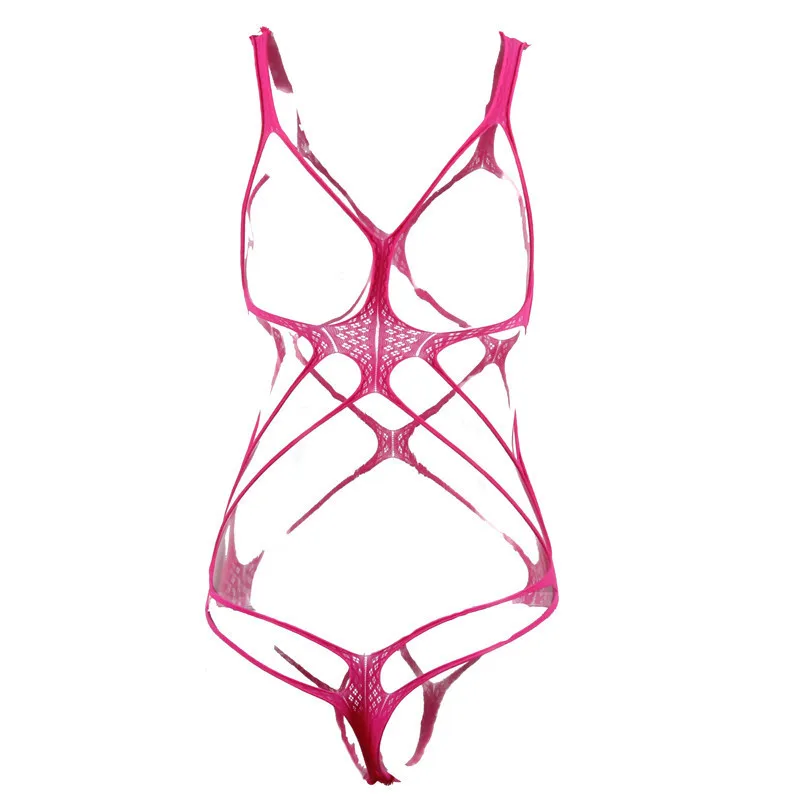 Сексуальное Сетчатое нижнее белье Тедди с вырезами горячее женское эротическое