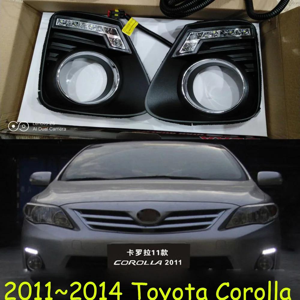 Corolla бампер лампа 2011 2012 2013 год автомобильные аксессуары противотуманный