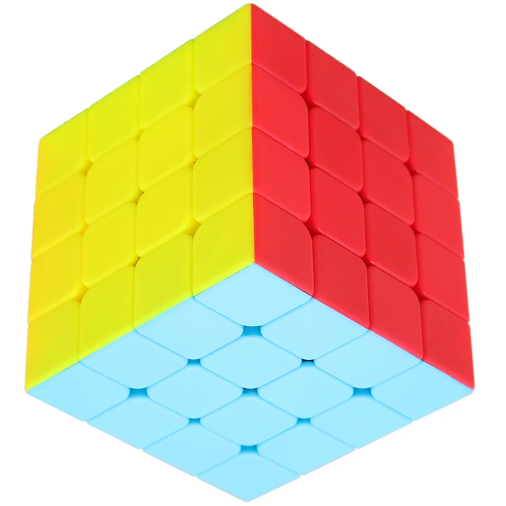 QiYi 4*4 Professional 4x4x4 быстрые магические кубики Cube игрушечные лошадки для детей 4 слоя