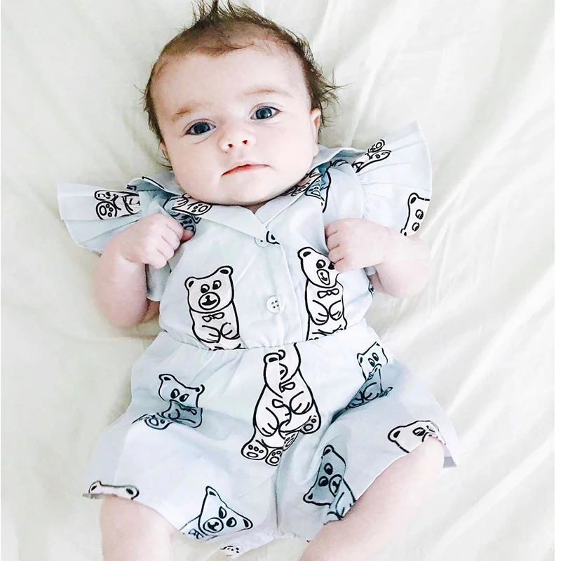 TinyPeople 2020 new baby girl clothes summer cotton kids dress cute dresses princess party fashion jumpsuit|Платья| |