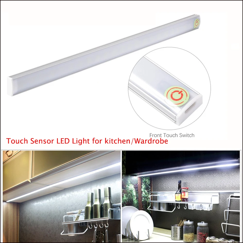 Светодиодная лампа с сенсорным датчиком USB для кухонного шкафа освещение
