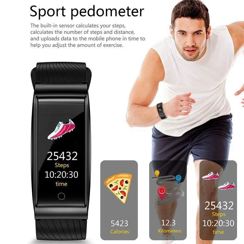 Смарт-часы Timethinker F4 для мужчин и женщин фитнес-браслет металлический браслет