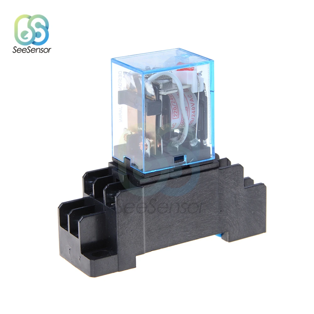 DC 12V AC 220V LY2NJ HH62P HHC68A-2Z электронное Микро Мини электромагнитное реле 10A 8PIN катушка