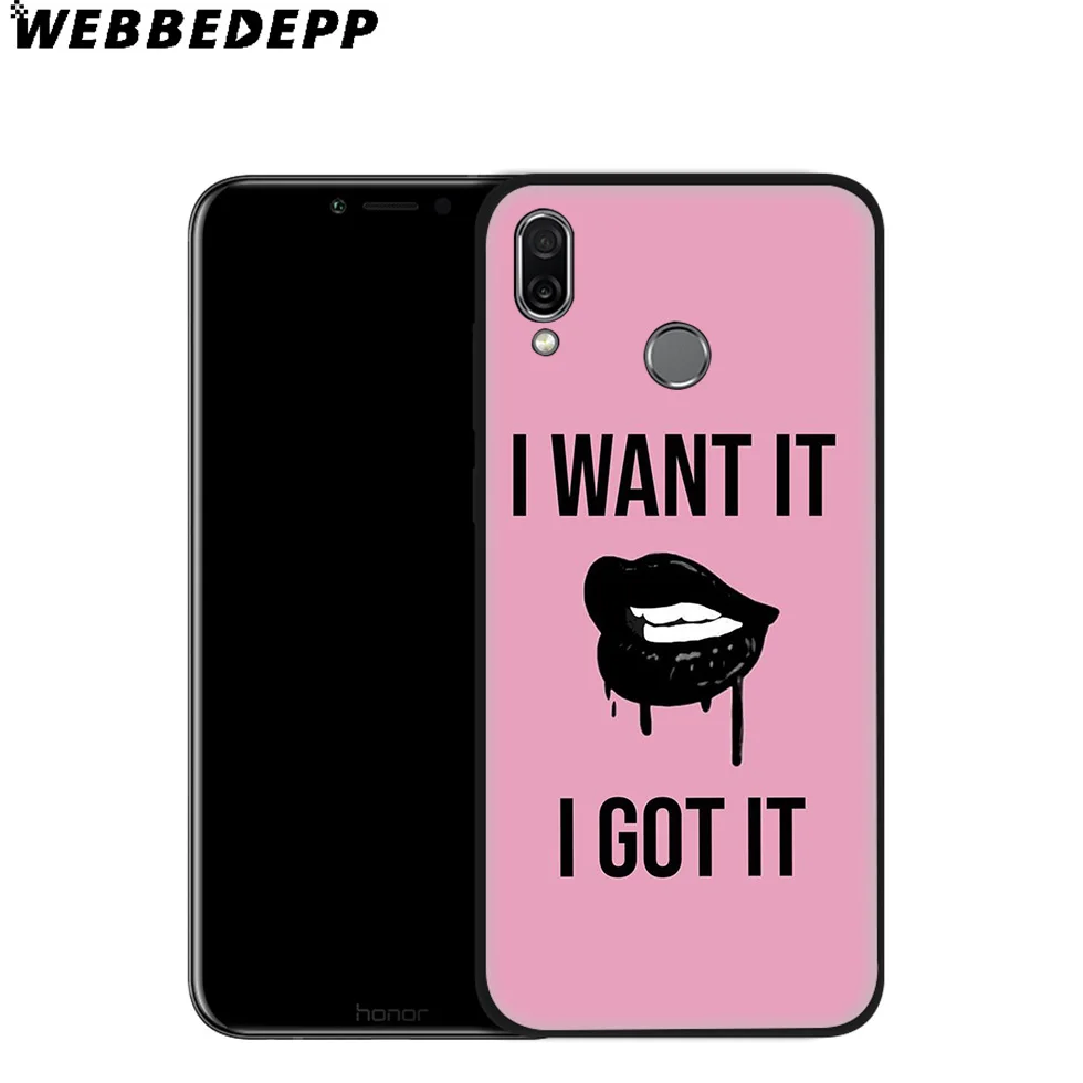WEBBEDEPP мягкий чехол для Huawei Mate Honor 20 6A 7A 7C 7X 8 9 9X 10 View Lite Pro 30 |