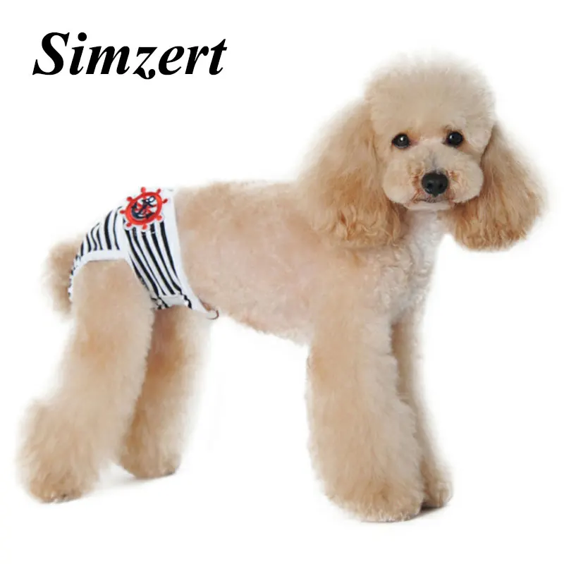 Simzer трусики для собаки менструации моющееся нижнее белье подгузник собак