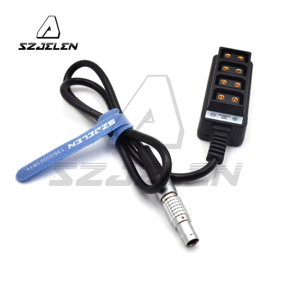 P-tap разветвитель, 12V мужской 0B 2pin 4-Порты и разъёмы d-tap женский концентратор переходник разветвитель Мощность кабель для ARRI Alexa TILTA красный Камера