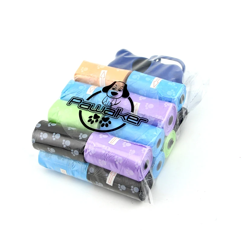 16 Rolls Pet Poop Bag Set Garbage Carrier Holder Dog Bone Shape Trash Dispenser Storage Box Clean Up Waste | Дом и сад