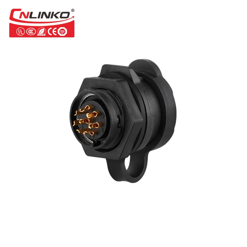 Cnlinko Ip67 M16 припой провод 8 Pin быстрой блокировки низкое напряжение Панельное