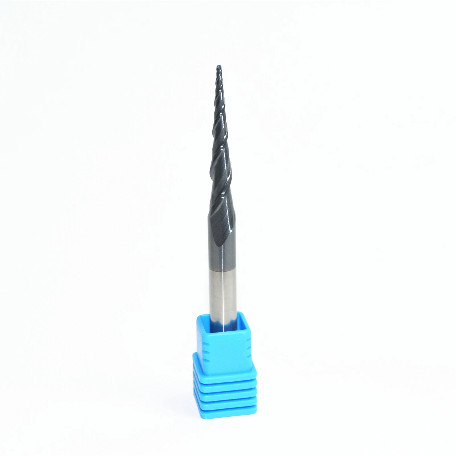 Бесплатная shipping 1PCS R0.5 * D6 30 75L HRC55 твердосплавные конические концевые фрезы с