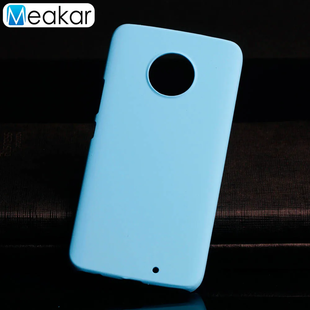 Матовая Пластик Coque 5.2For Moto X4 чехол для Motorola Moto X4 двойной X 4Th Gen Xt1900 телефона чехол-лента на заднюю панель - Цвет: Sky Blue