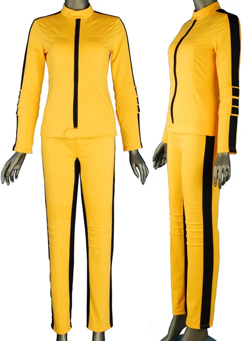 Женский желтый костюм Kill Bill невесты на Хэллоуин для взрослых|cosplay costume|halloween