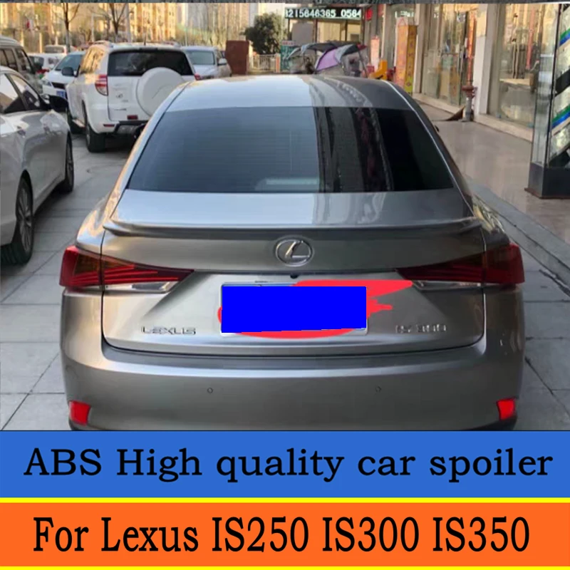 Для Lexus IS250 IS300 IS350 Спойлер ABS Материал заднее крыло автомобиля праймер цвет задний