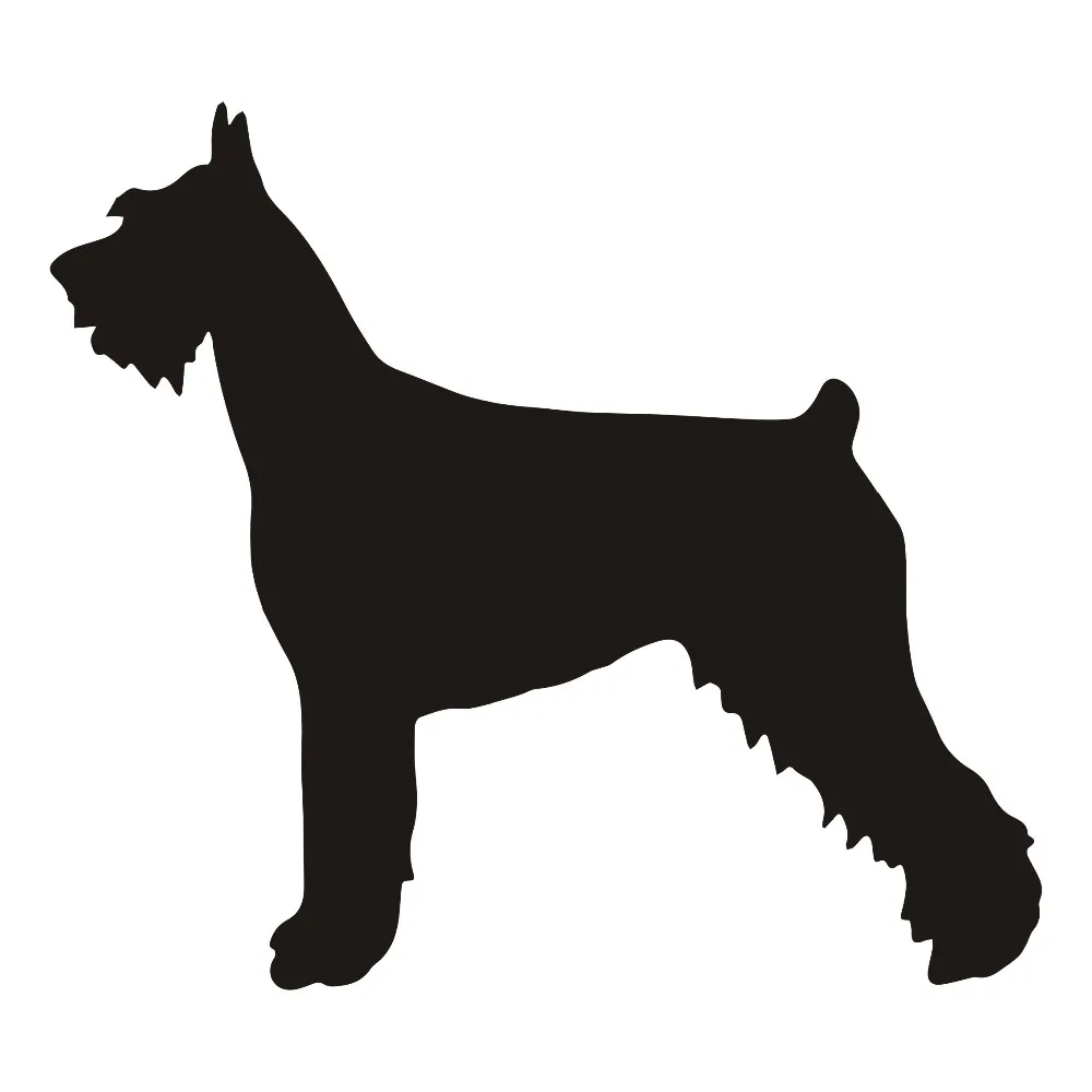 Tancredy 2nd половинная цена гигантские Schnauzer автомобильные наклейки с собаками и на
