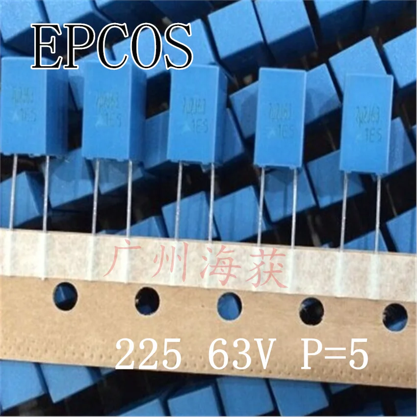 2019 горячая распродажа 20 шт./50 шт. EPCOS 225 63 в 2 мкФ корректирующий конденсатор