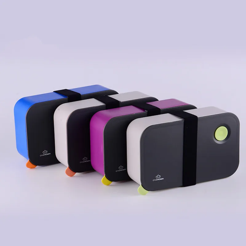 1L в японском стиле bento box Пластиковые контейнер для ланча портативный microwaveble