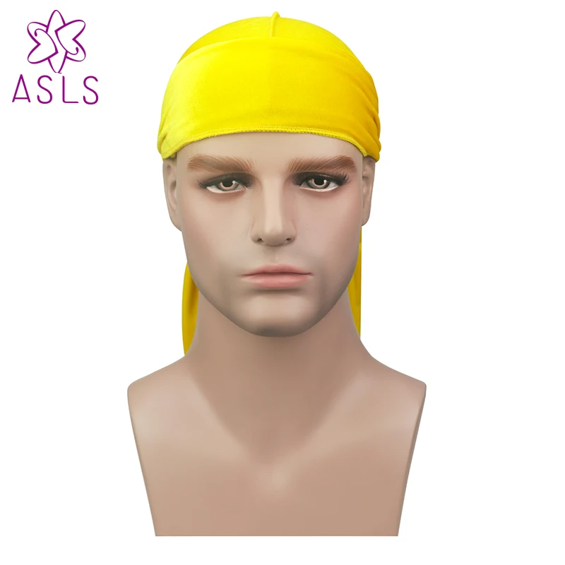 Премиум S Durag 360 540720 волн Экстра длинный хвост и широкие ремни для мужчин Du