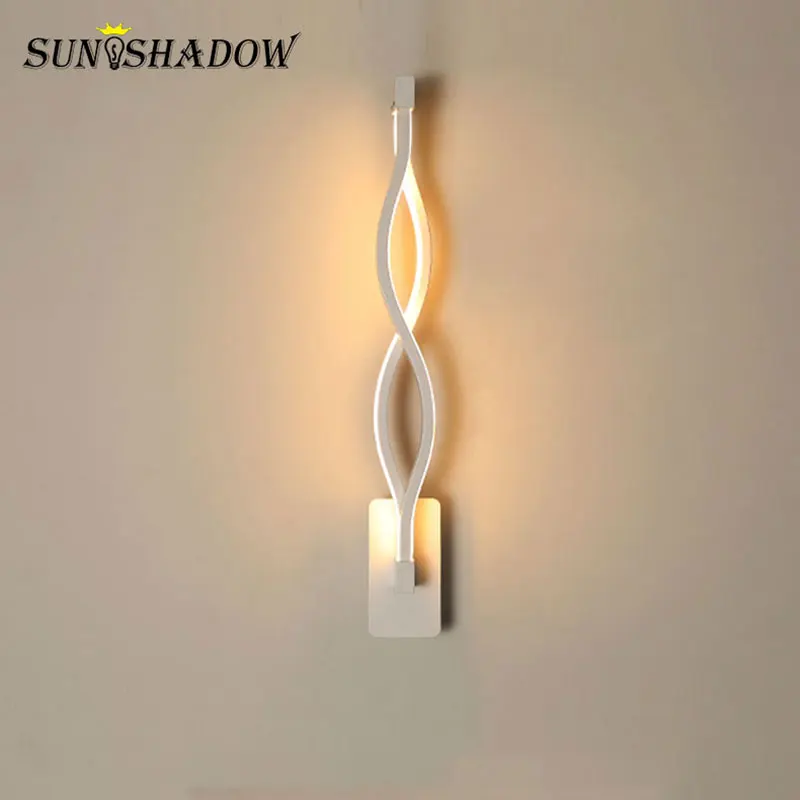 TYPE F L45x6cm 12w Настенный современный светодиодный настенный светильник для гостиной, спальни, прикроватной тумбочки, светильники, белый Креативный светодиодный настенный светильник, Wandlamp Lustres - Цвет абажура: TYPE F L45x6cm 12w