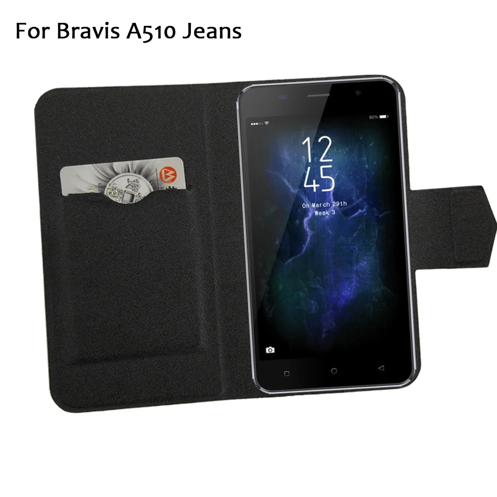 5 цветов Лидер продаж! Джинсовый чехол Bravis A510 кожаный для телефона заводская цена