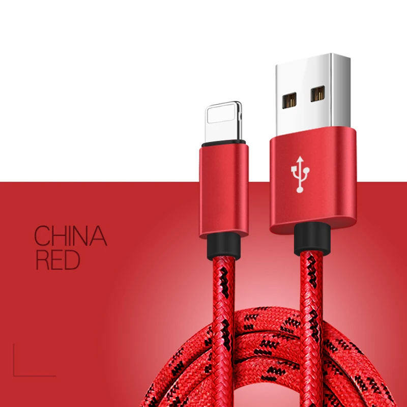 5 1, 2, 3 м USB кабель для передачи данных, зарядное устройство для iphone Xs max Xr X 8, 7, 6 plus, 6s, 5 s plus, ipad mini, быстрая зарядка мобильного телефона - Цвет: 5