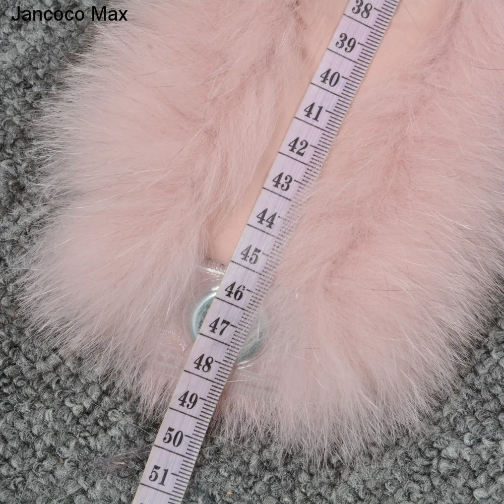 Jancoco Max натуральным лисьим мехом Магнитный шарф теплые женские зимние шали Крытый Мода Прекрасный глушители Новое поступление S7191