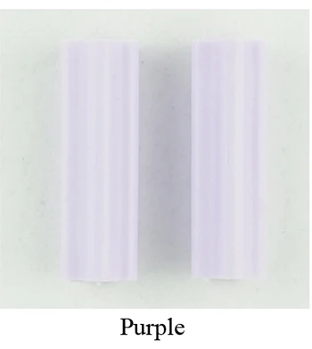 Purple 2 шт силиконовый кусачки крышка Защитная крышка конфеты Звезда Форма ногтей мертвые ножницы для удаления нежелательной кожи рукав Маникюр Педикюр дизайн ногтей набор инструментов - Цвет: Purple