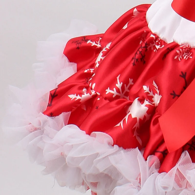 Леденцы принт детская одежда для детей без рукавов Топ девочек и Снежинка юбка Ropa