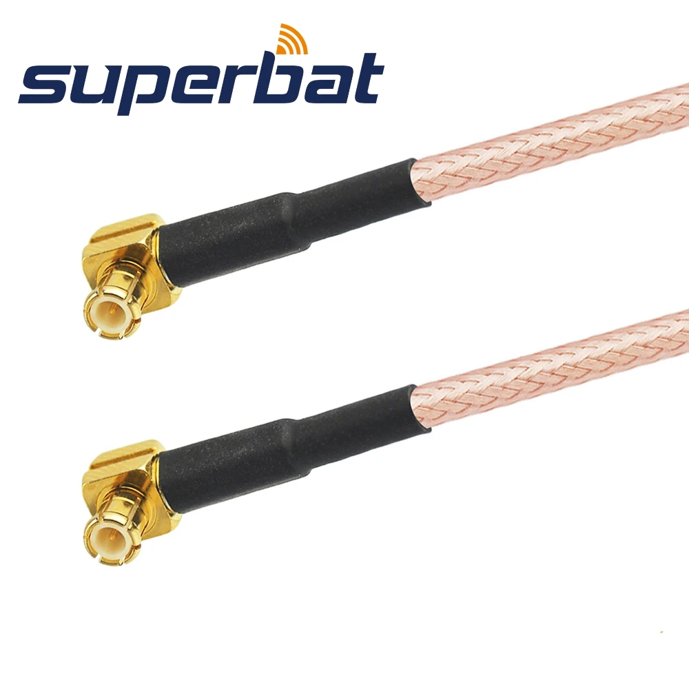 Superbat MCX штекер к Штекер правый угол RF коаксиальный Соединительный кабель в сборе