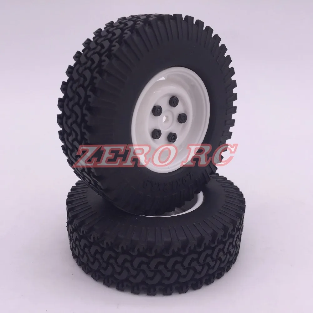 4 шт. RC Rock Crawler 1 9 &quot100 мм шина и пластиковое колесо для Tamiya RC4WD D90 D110 AXIAL SCX10 CC01 TF2|plastic