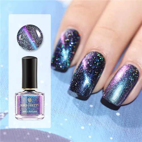 BP-HMS05Altair And V BORN PRETTY 1 бутылка голографический Хамелеон для использования с магнитом эффект кошачьих глаз лак для ногтей 8 цветов черная основа требуется - Цвет: BP-HMS05Altair And V