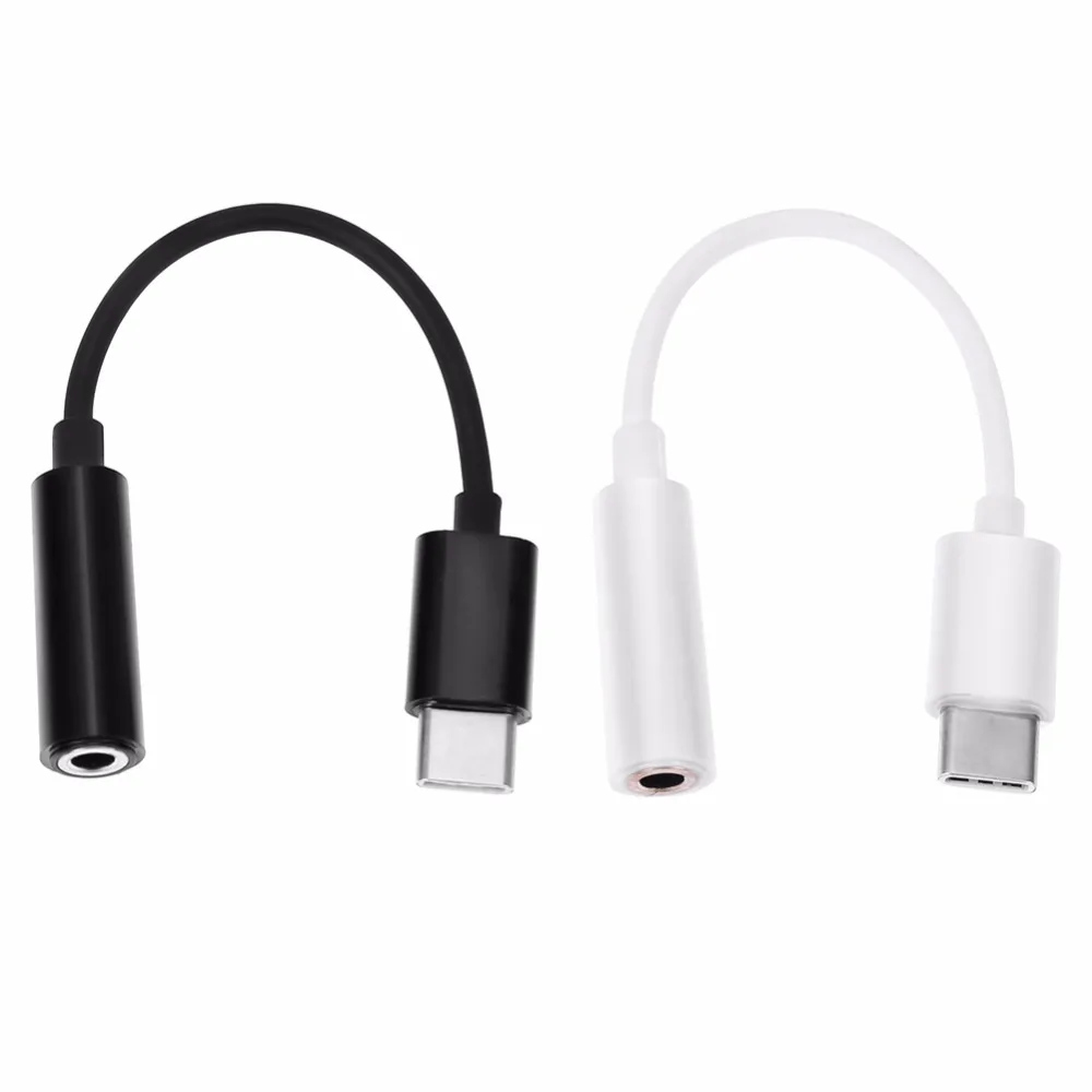 200 шт. USB 3 1 Тип C папа 5 мм Женский аудио конвертер Кабель адаптер Соединительный