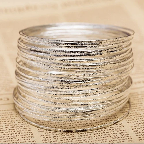 10 шт./компл. женские модные травленые круглые браслеты-талисманы аксессуары для