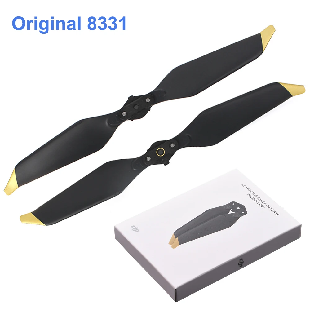 2 пары 4 пары DJI Mavic Pro Platinum 8331 малошумные быстросъемные пропеллеры золотистого цвета для DJI Mavic pro серии
