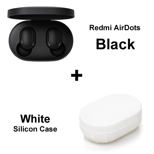 Add White Case Xiaomi Redmi Airdots Xiaomi беспроводные наушники Голосовое управление Bluetooth 5,0 шумоподавление управление - Цвет: Add White Case