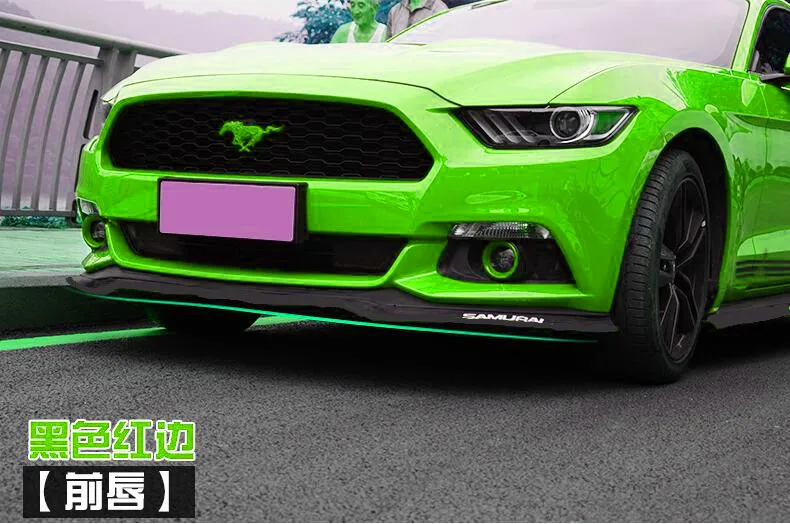Новый стиль автомобильный Стайлинг резиновый Внешний бампер полоски для губ