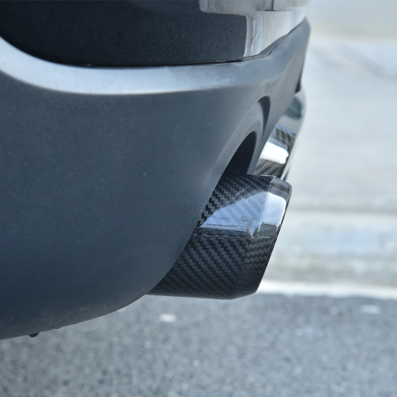 Автомобильная отделка выхлопной трубы из углеродного волокна диаметр 85 мм