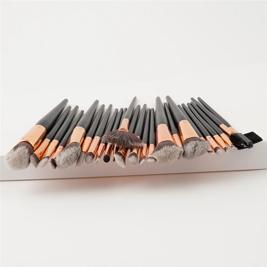 24 шт. косметические кисти наборы ресниц для макияжа губ бровей инструменты