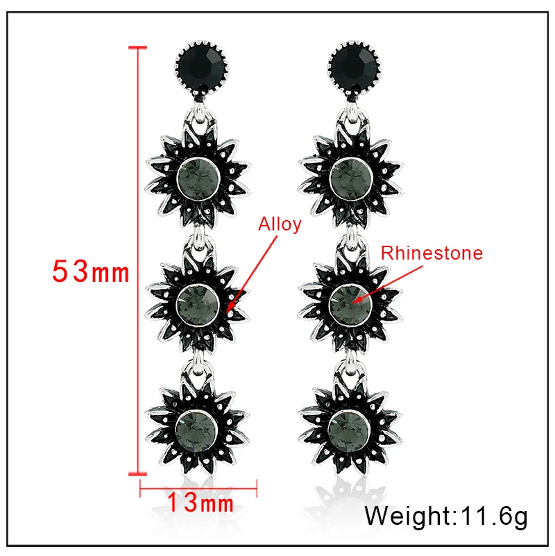 Duohan 2018 Винтаж Стад Серьги для Для женщин богемный Стиль Свадебные/вечерние